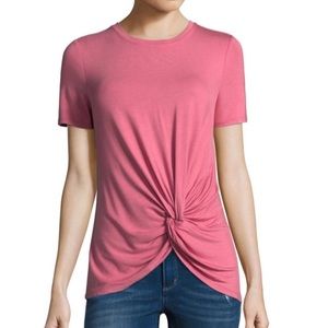 NWT funky and comfy side twist shirt